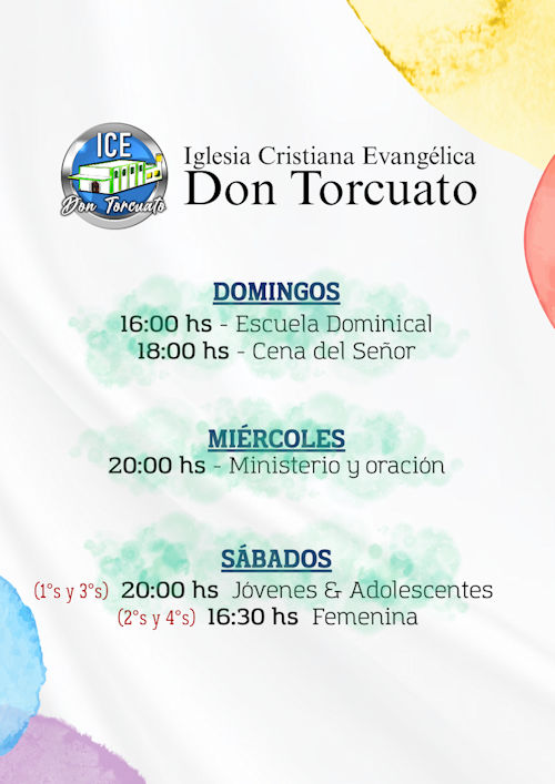 Horarios generales 2025